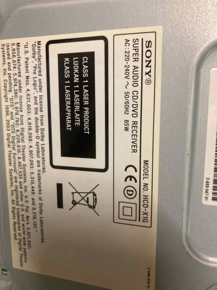 Photo of free Dvd surround sound (Great Horkesley CO6) #4