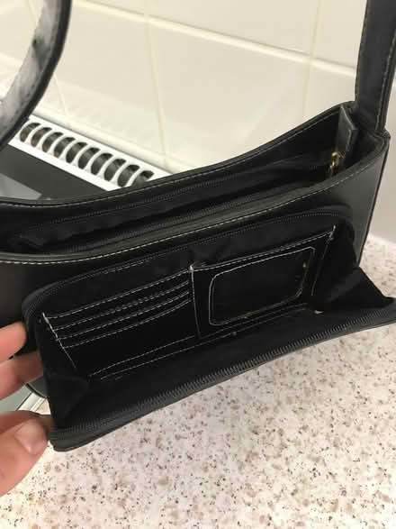Photo of free Black Leather Handbag (Easthampstead RG12) #4