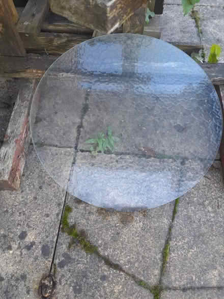 Photo of free Round Glass table surface for outdoors / indoors table 60cm (Saville Park HX1) #1