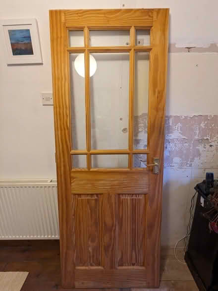 Photo of free Pine part glazed internal door (Bamford S33) #1