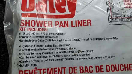 Photo of free 2 shower pan underlayments (Ledyard, CT) #1