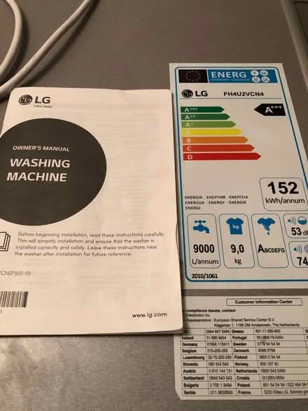 Photo of free LG washing machine (Leith EH6) #2