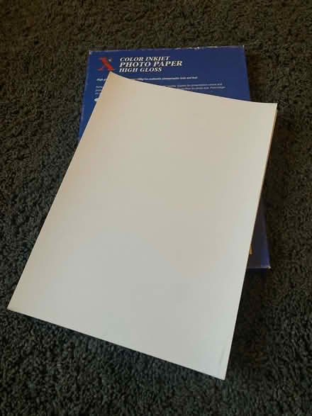 Photo of free Glossy inkjet photo paper (Shipley) #1