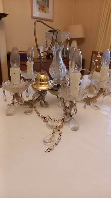 Photo of free chandelier & 2 wall lights (Kings Norton B30) #2