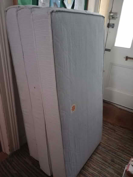 Photo of free Cot bed size Habitat foam mattresses (Ilford IG1) #1