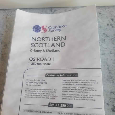 Photo of free Maps Northern Scotland & Route 66 (South Normanton DE55) #1