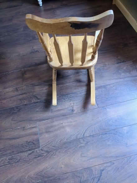 Photo of free Small wooden rocking chair (Maidstone ME15) #1