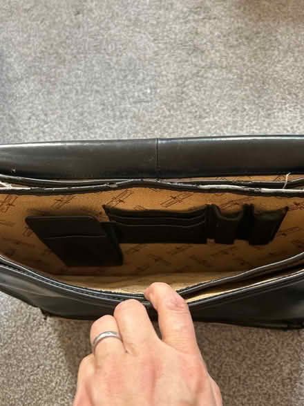 Photo of free Old leather briefcase (East Dulwich) #4