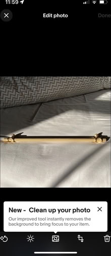 Photo of free Nice unused brass handles x3 (E8 Greenwood Road) #1