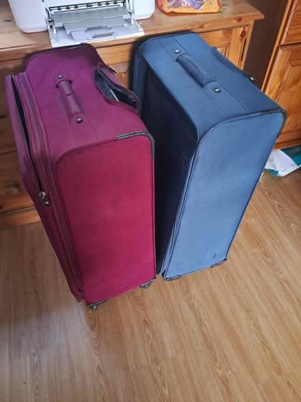 Photo of free 2 x lightweight suitcases (North Emsworth PO10 7) #1