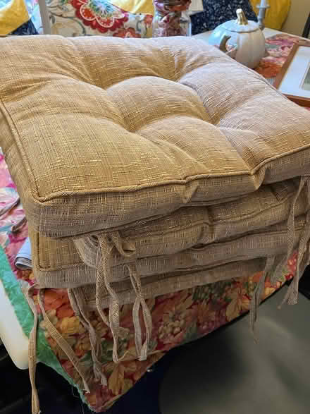 Photo of free kitchen chair cushions with ties (Rockaway Township) #2