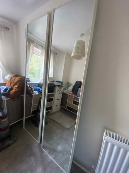 Photo of free Two mirrored slidingDoors (Weaverham CW8) #1