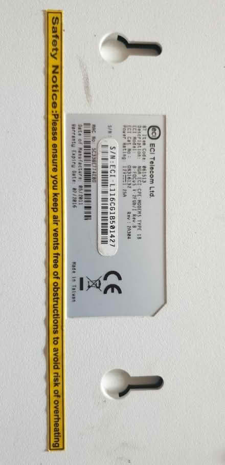 Photo of free BT branded DSL Modem (Bagshot GU19) #2