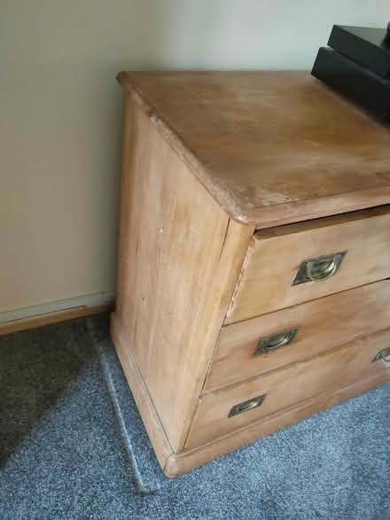 Photo of free Solid Pine 3 Drawer Chest (Saltney, Chester) #1