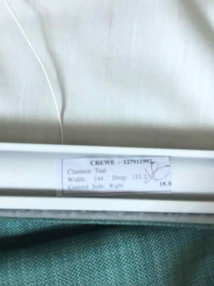 Photo of free Beautiful teal Roman blind (L22 Waterloo) #1