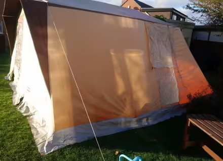Photo of free Canvas tent, 1980s, 4m x 4m (Formby L37) #1