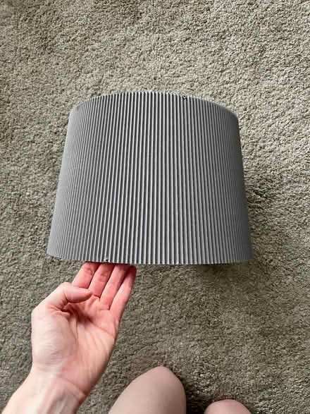 Photo of free Grey ceiling lampshade (Witham CM8) #2