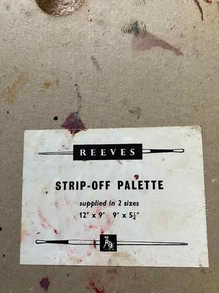 Photo of free Art supplies (vintage) (Sheet GU31) #3
