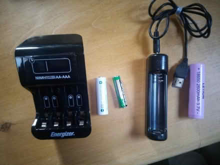 Photo of free Battery chargers for AA, AAA, and 18650 battery (Forest Row RH18) #1