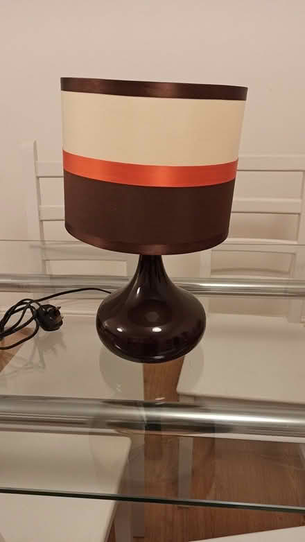 Photo of free Brown lamp (Orton Wistow, Peterborough) #1