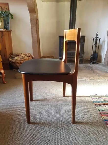 Photo of free 4 x 60s style dining chairs (Bonsall DE4) #2