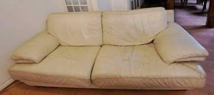 Photo of free 3 Seater and armchair, leather (Northwood HA6) #1
