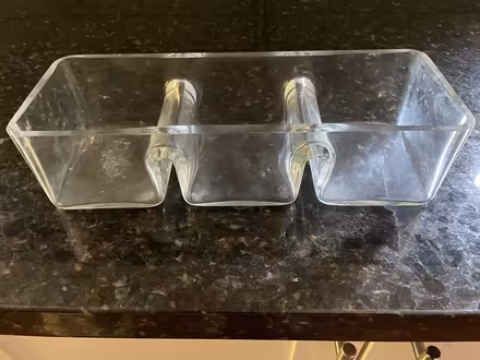 Photo of free Glass Candle Holder - 12” x 4” x 3” (Clarkson L5J 2X6) #1