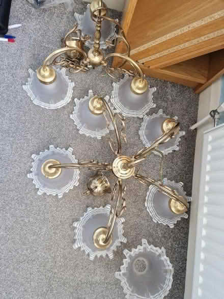 Photo of free 2 golden chandeliers (LU6 North Dunstable) #4