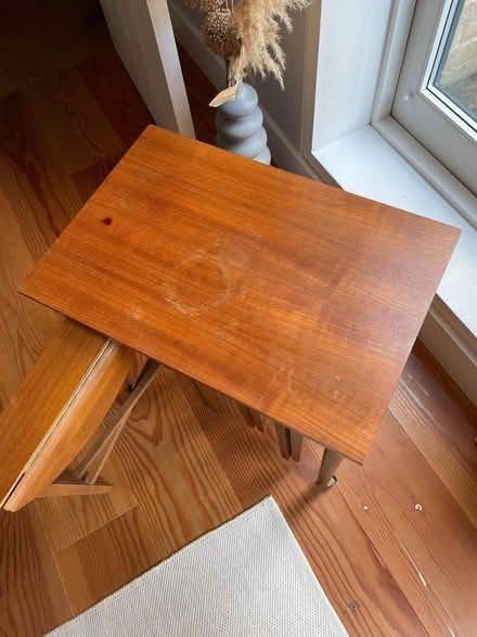 Photo of free Set of 5 vintage stacking tables (Barnes SW13) #2