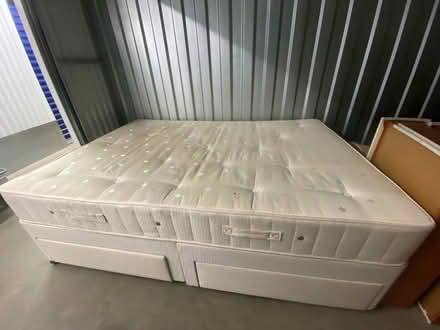 Photo of free Double Divan Bed and Mattress (Clapham Junction) #1