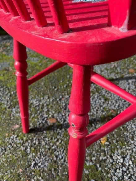 Photo of free Liverpool red wooden chair (Handbridge CH4) #1