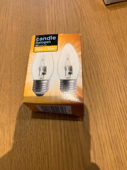 Photo of free E27 Halogen candle screw cap (Cheadle Hulme SK8) #1