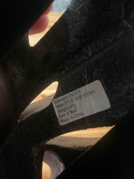 Photo of free Cycle helmet. (Cricket Road OX4) #2
