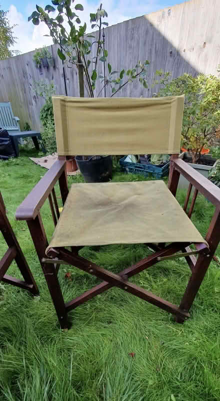 Photo of free Canvas folding director chairs (TA1) #2