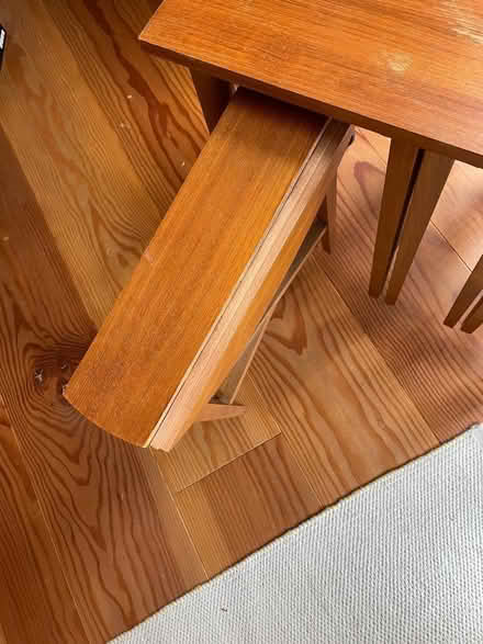 Photo of free Set of 5 vintage stacking tables (Barnes SW13) #4