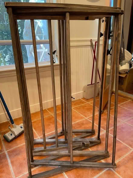 Photo of free Broken wooden clothing rack (Davis Sq) #1