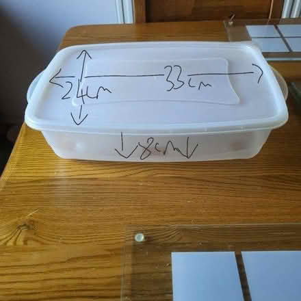 Photo of free 2 plastic storage boxes (GL1) #2