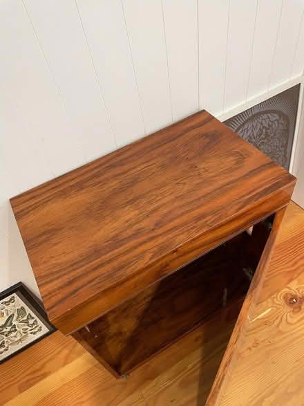 Photo of free Great condition walnut finish medium-size cupboard (Barnes SW13) #2