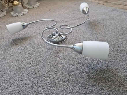 Photo of free 3 arm chrome cieling light (LU6 North Dunstable) #2