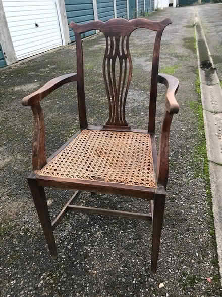 Photo of free Wooden armchair (Oxford OX4, near Iffley Road) #1