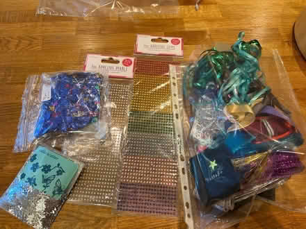 Photo of free Craft ribbons, stickers (Leith, EH6) #1