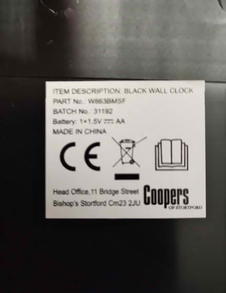 Photo of free Clock - not working properly (Ware SG12) #1