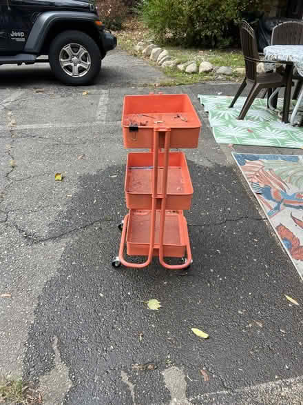 Photo of free Wheeled cart (102 n Washington Ave hartsd) #1
