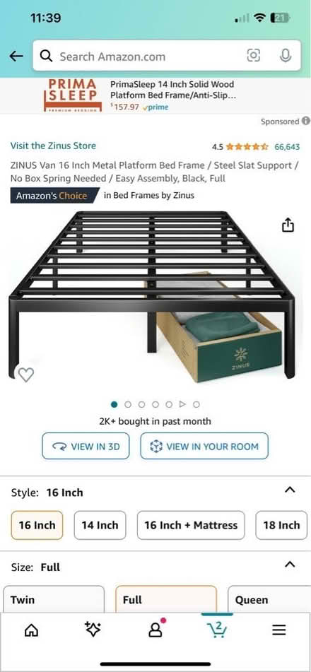 Photo of Bedframe (Mckinleyville CA) #1