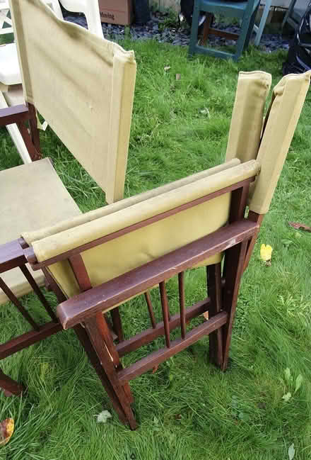 Photo of free Canvas folding director chairs (TA1) #3