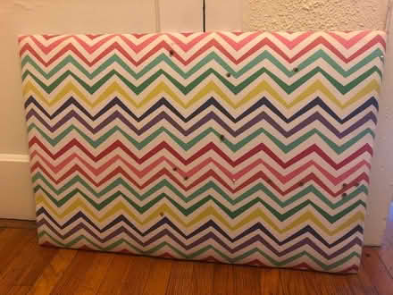 Photo of free Rainbow Fabric bulletin board (Edgewater) #1
