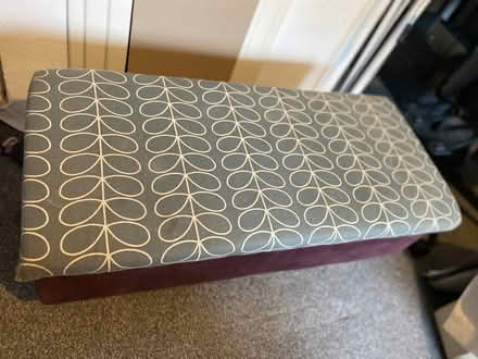 Photo of free DIY Orla Kiely ottoman (Woodlesford, LS26) #2