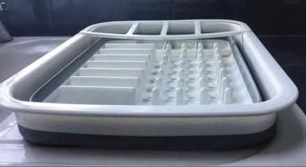 Photo of free Collapsible plastic dish drainer (Great Sankey WA5) #1