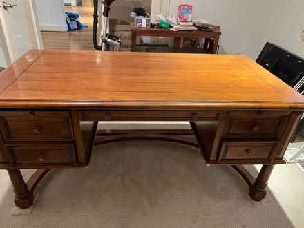 Photo of free Solid wood desk (Kirkland) #1
