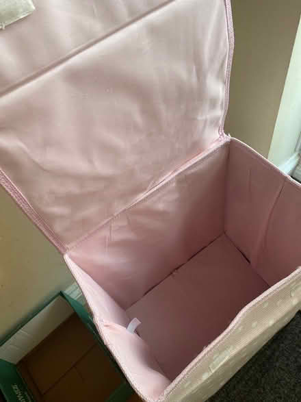 Photo of free Pink laundry basket (New Malden) #1